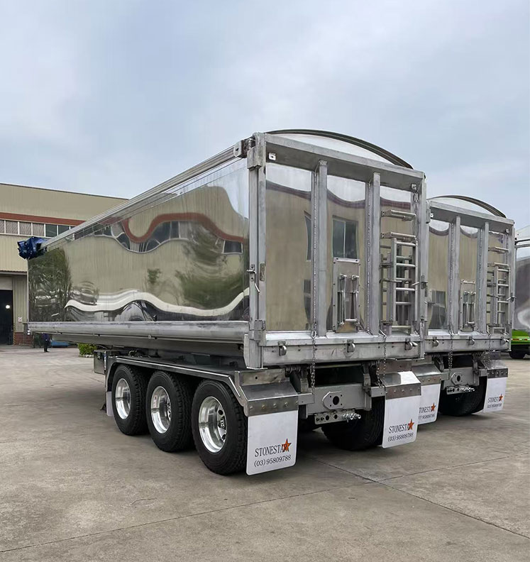 grain transportation semi trailer