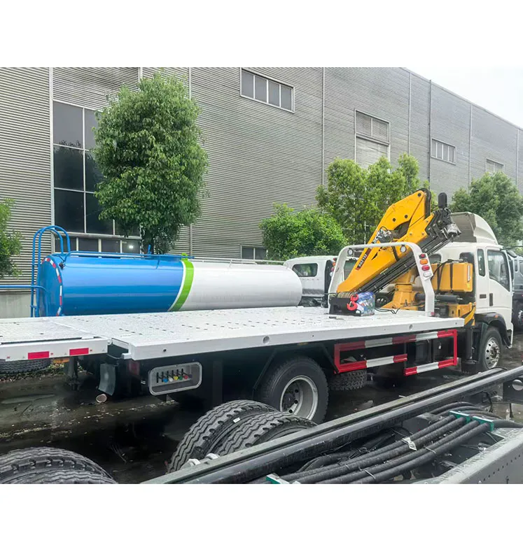 Tow flated truck 8T for sale