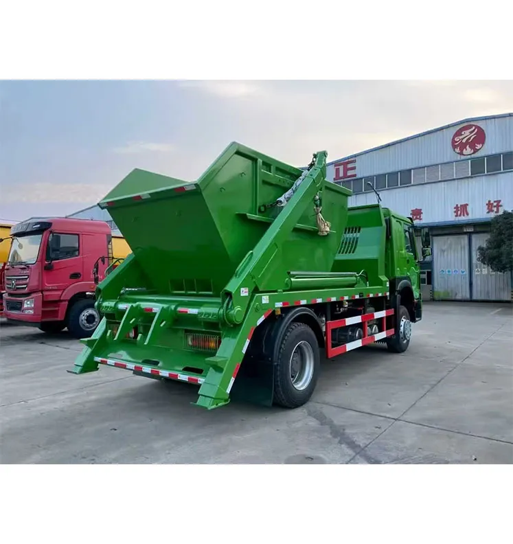 5T 8T 12T Telescopic type skip loader truck