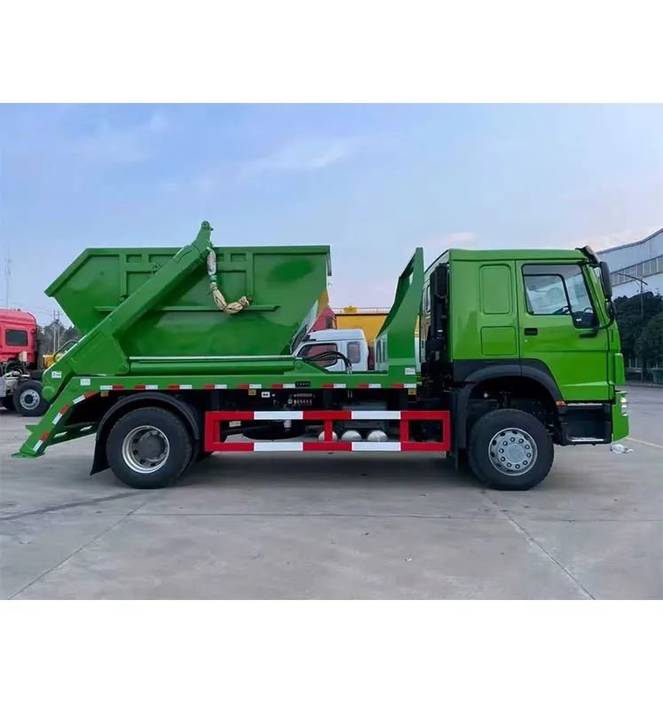 12T Telescopic type skip loader truck manufacturer