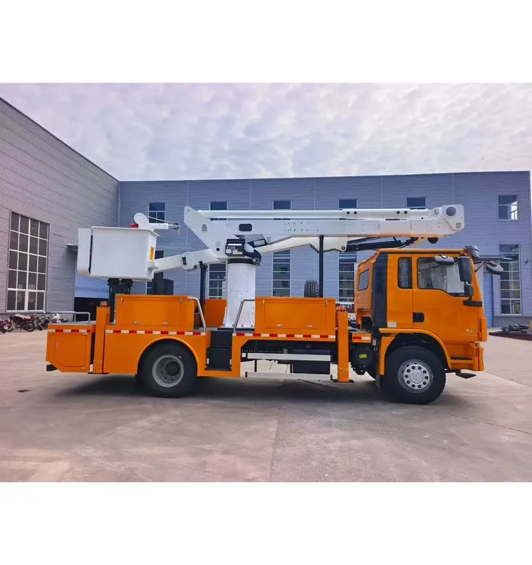 17meter 69kv overhead live-working insulated bucket truck